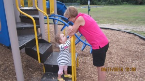 Park time with her grandma!